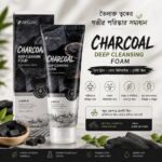 3W Clinic Charcoal Cleansing Foam - Image 4