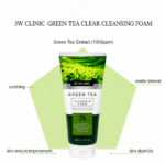 3W Clinic Green Tea Foam Cleansing - Image 3