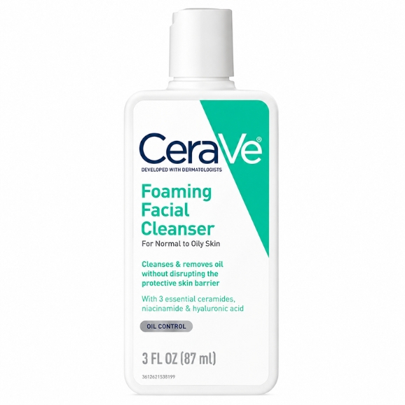 CeraVe Foaming Facial Cleanser (Normal to Oily, USA)